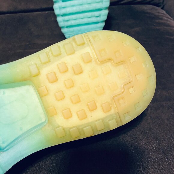 Excellent Nike Air Max 2015 Indigo Turquoise Volt Womens 10.5 US 42.5 EUR Mens 9 - Picture 9 of 16